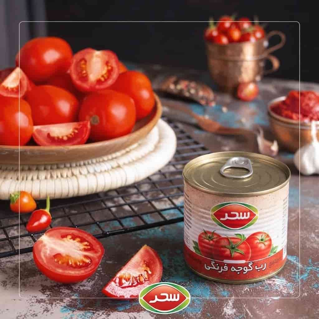 رب گوجه فرنگی سحر با رنگ اشتها آور و طعم مطلوب